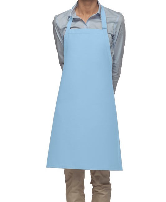 Mid Length Bib Aprons in Light Blue